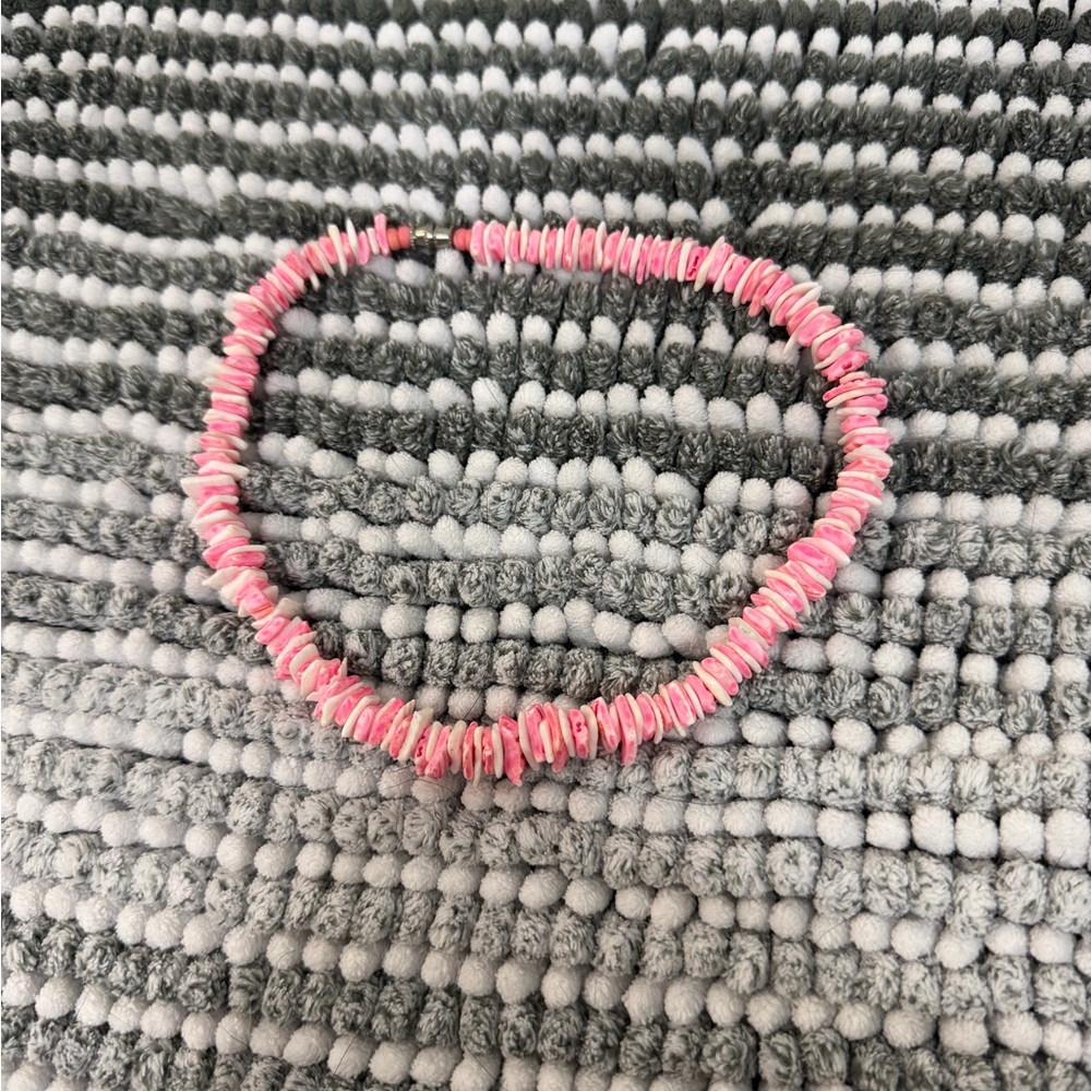 Pink Beaded Necklace